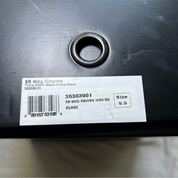 Puma x Fenty by Rihanna Women's Sb Wedge Rihanna Mid-Calf Leather Sneaker - Picture 7 of 15